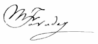 Podpis Michaela Faradaye
