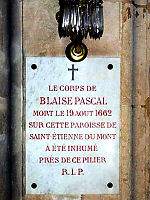 Hrobka Blaise Pascala