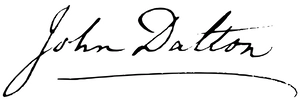 Podpis Johna Daltona